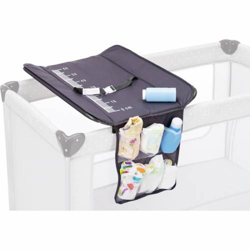 FILLIKID Changing Mat for Travel Cot - Grey